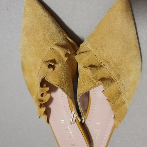 Zara Women's Leather flat sandals - Size 36 - New - Picture 5 of 11